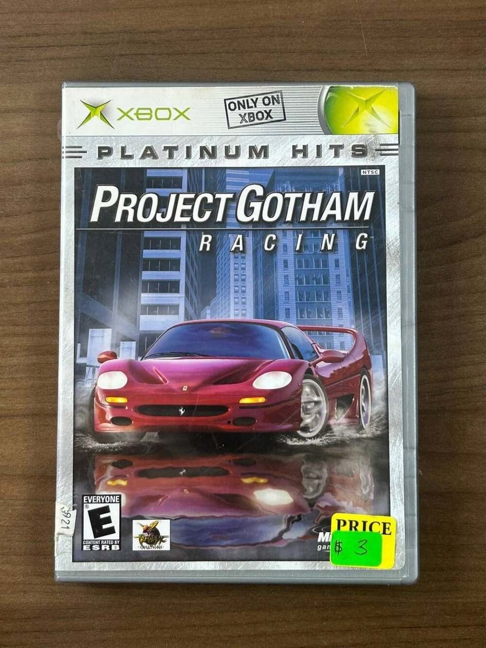Project Gotham Racing Platinum Hits Microsoft Xbox 2001 CIB w/ Manual